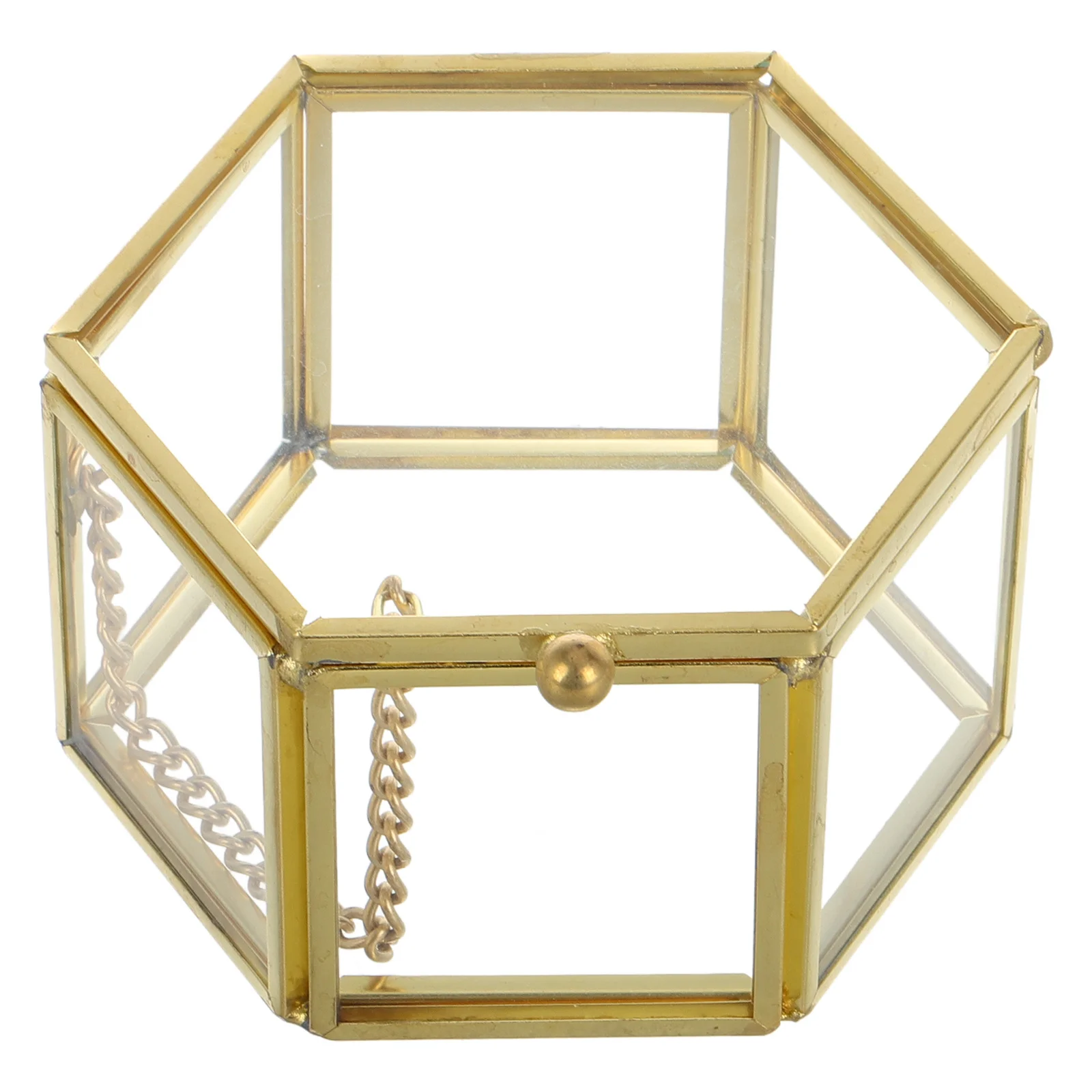 Elegant Hexagon Geometric Ring Box Luxury Wedding Favor Gift Holder Jewelry Storage Box Noble Color Top-Grade Quality