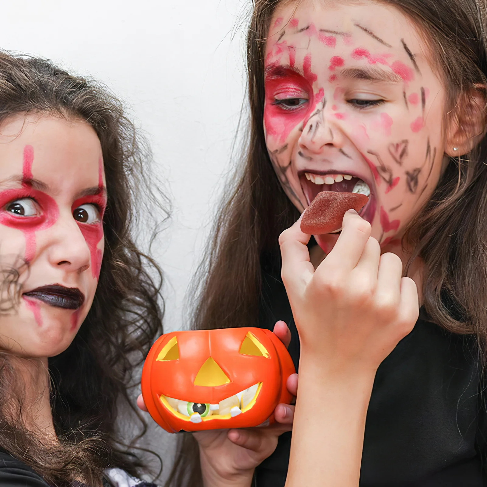 3 szt. sztucznych języków, realistyczne silikonowe rekwizyty do żartów na Halloween, Dzień Prima Aprilis, cosplay, straszny festiwal, podstępne dekoracje