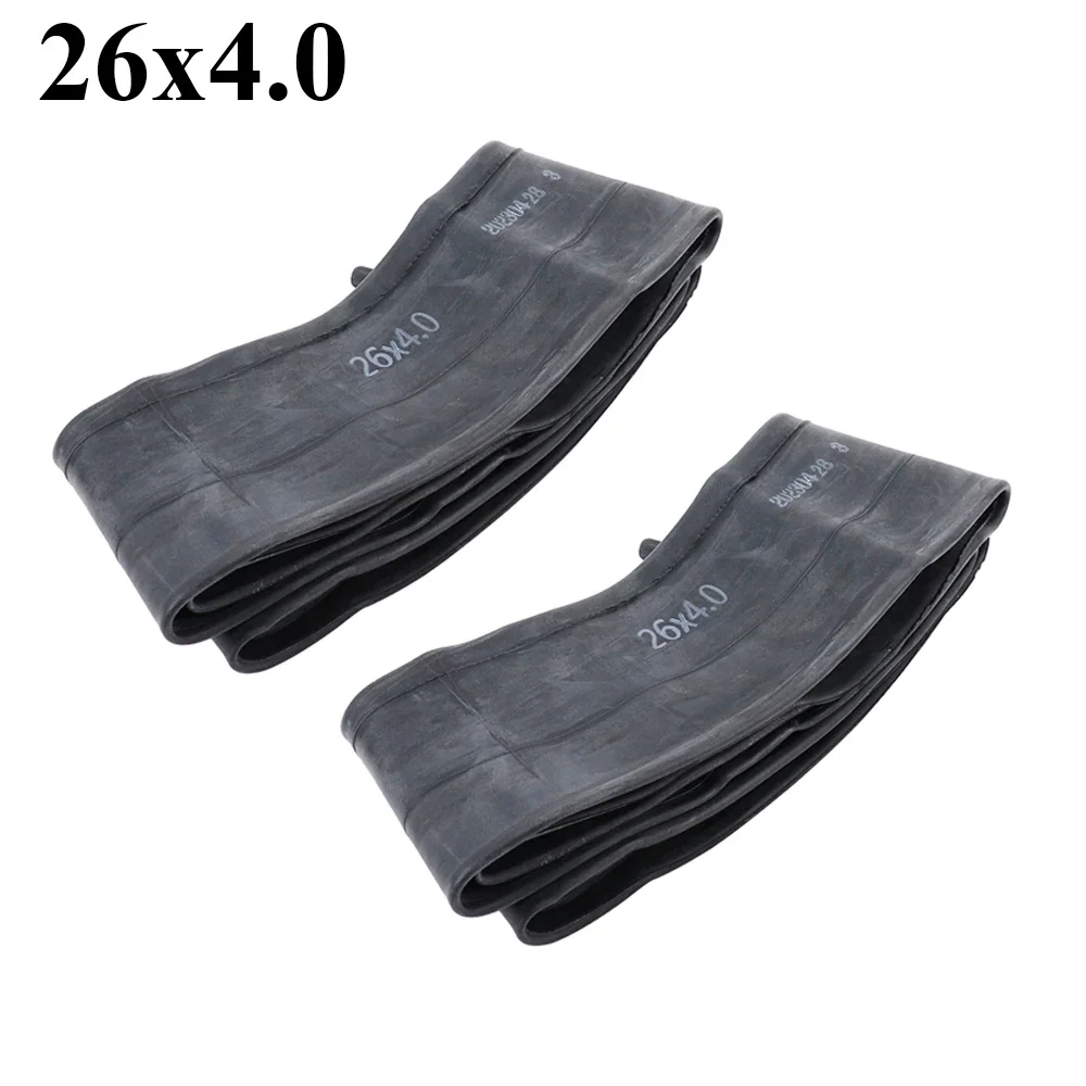 Black Beach Bicycle Inner Tube, 20x3.0, 20x4.0, 24x3.0, 24x4.0, 24x4.0, pneu de bicicleta para motos de neve e bicicletas, ATVs, 2pcs