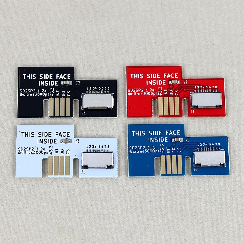 New 1Pcs For NGC SD2SP2 SDLoad GameCube Serial Port 2 Smooth FMV Low CPU Usage For Sd2sp2 Replacement Card Adapter Card Reader