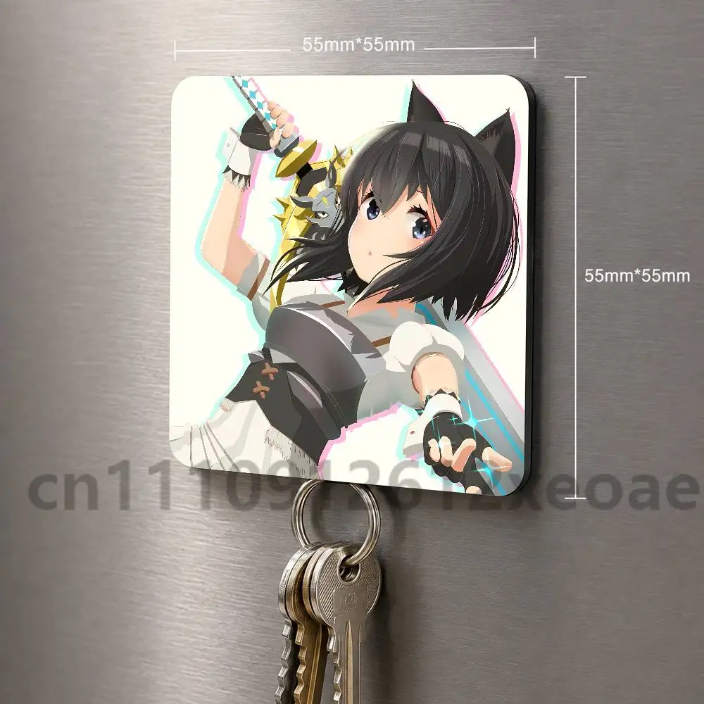 Reincarnated as a Sword Creative Square Fridge Magnet Cartoon PVC Refrigerator Decor Gift for Home Office