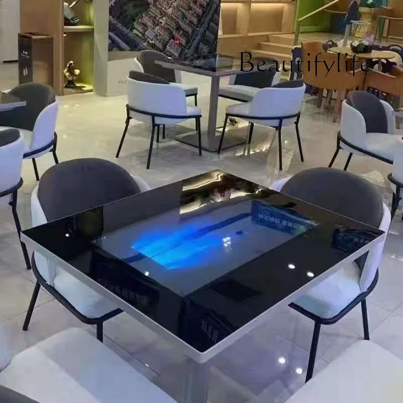 Smart touch screen coffee table multi-functional entertainment touch desktop capacitive screen game all-in-one machine