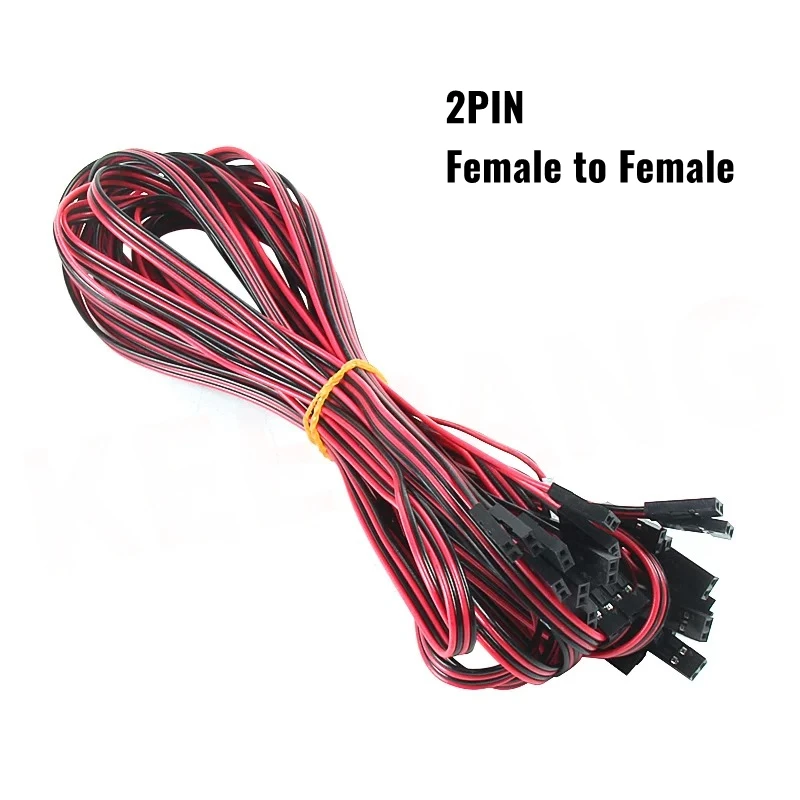 1/5pcs 2/3pin/4pin Female to Female Dupont Cable 70cm 3D Printer Dupont Cable Double-Head Terminal Jumper Wire  Dual Headed Line