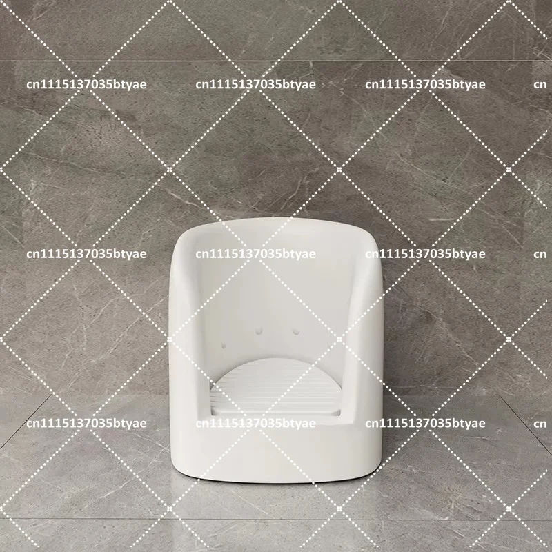 Modern Homeschool Bathroom Automatic Plastic Muslim Wudu Foot Washer Single Hole Faucet Installation Easy Cleaning Prayer Basin