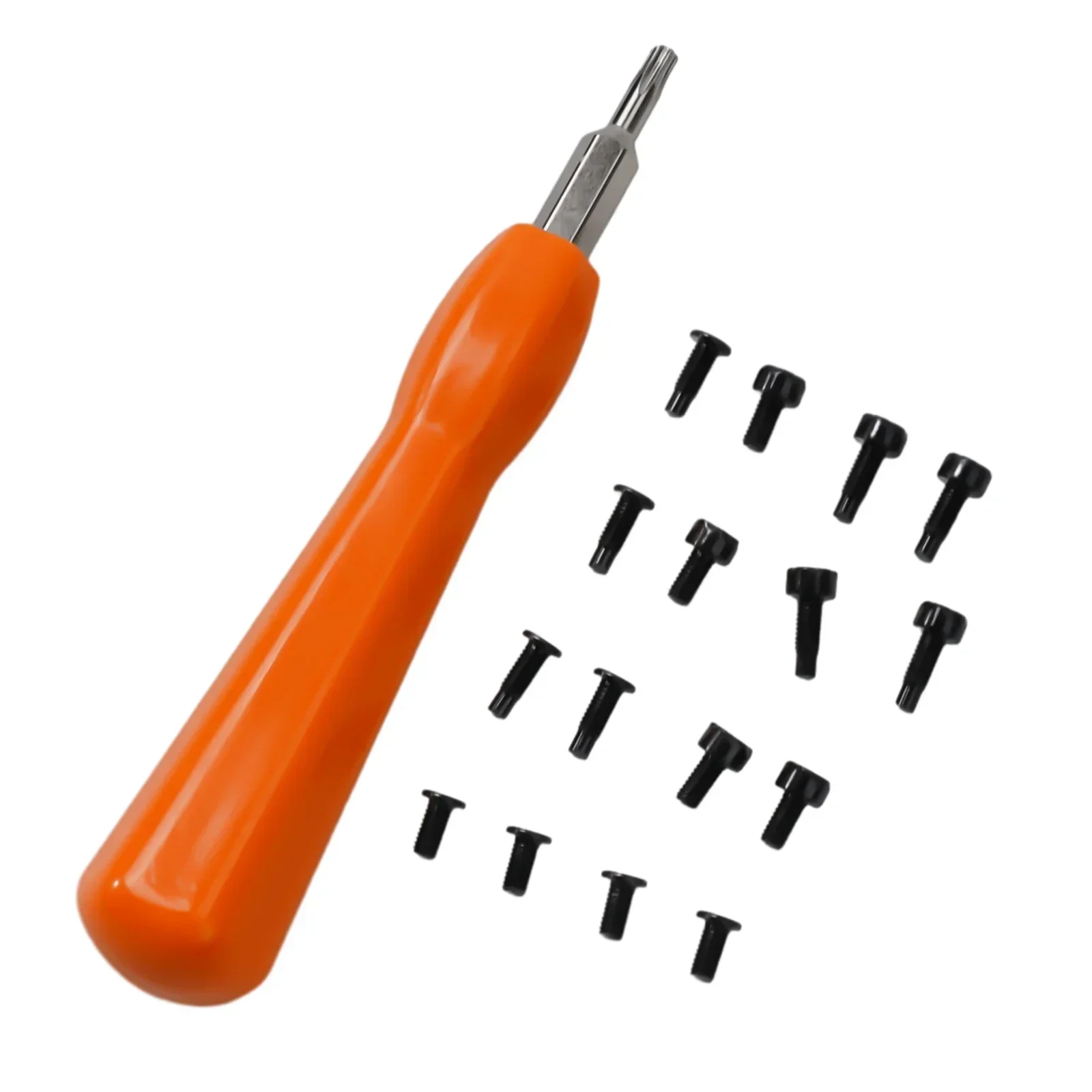 Fashionable Screwdriver Kit 17PCS ABS Black Carbon Steel Durable High Quality Orange Sale Building Home Improvement