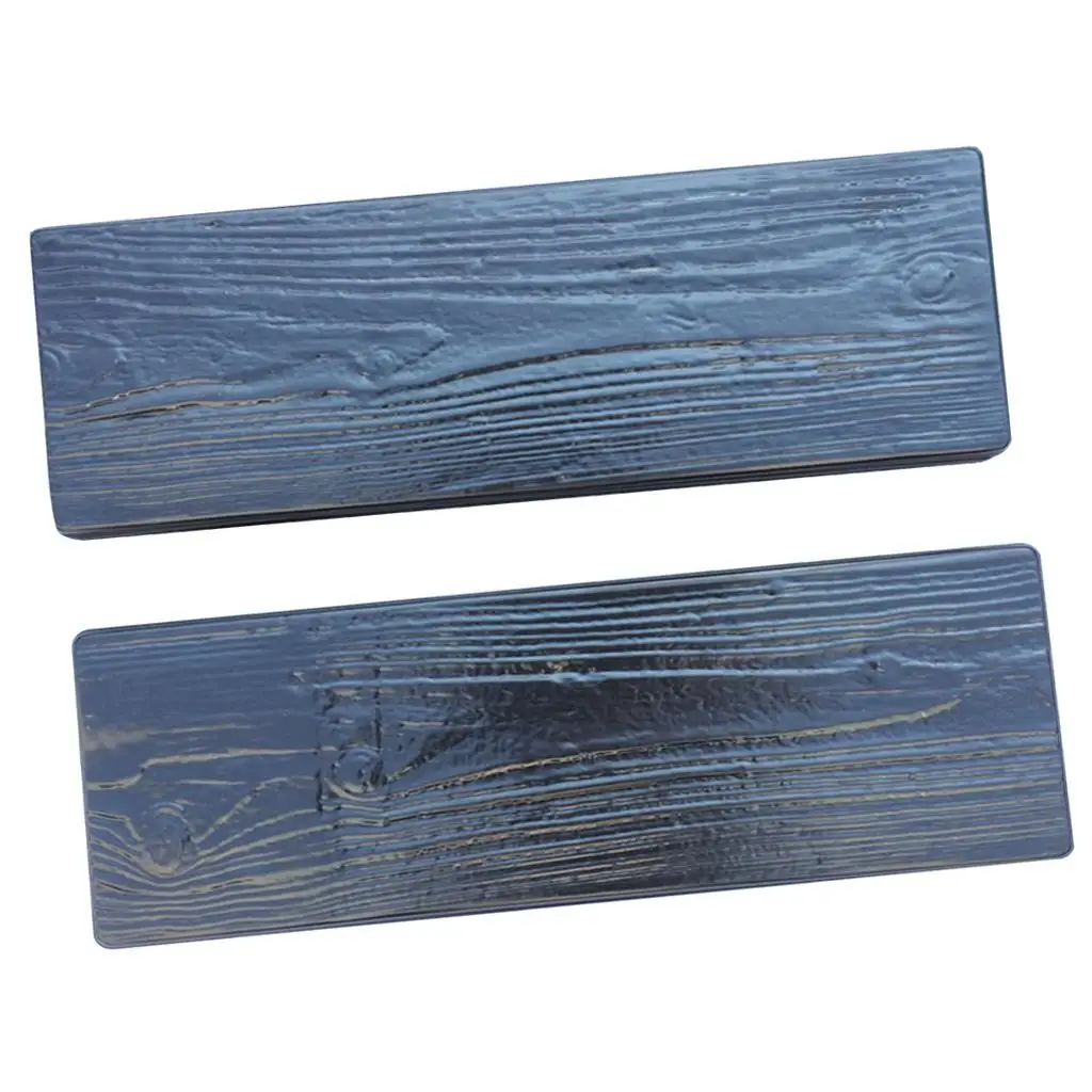 2pcs Wooden Boards Concrete Garden Garden Decor Easy to Use And