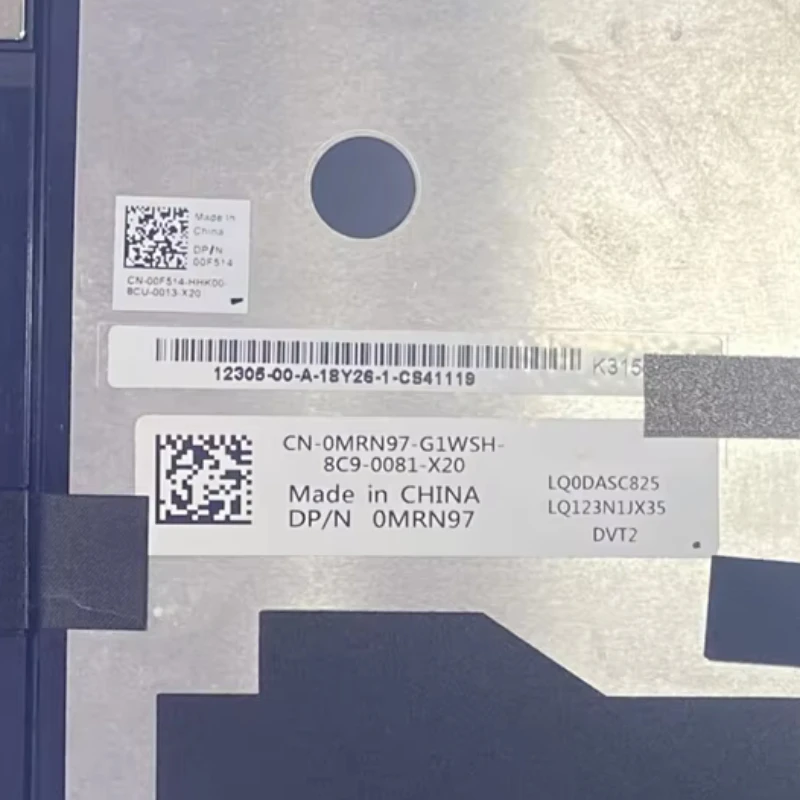 

Для DELL Latitude 7200 2 в 1 DP/N: 0MRN97 FHD LQ123N1JX35 LQ0DASC825 DVT1 12,3-дюймовый ЖК-дисплей для ноутбука с цифровым преобразователем сенсорного экрана в сборе