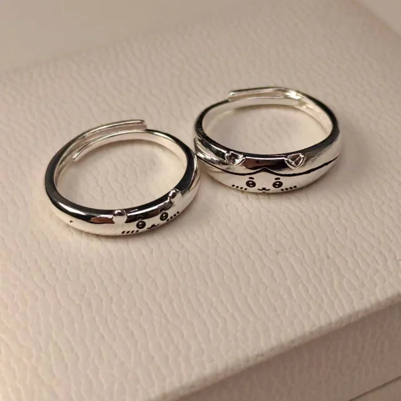 Chiikawa Rings Kawaii Opening Adjustable Ring Women Fashion Finger Ring Girls Simple Jewelry Accessories Decoration Supplies image 2