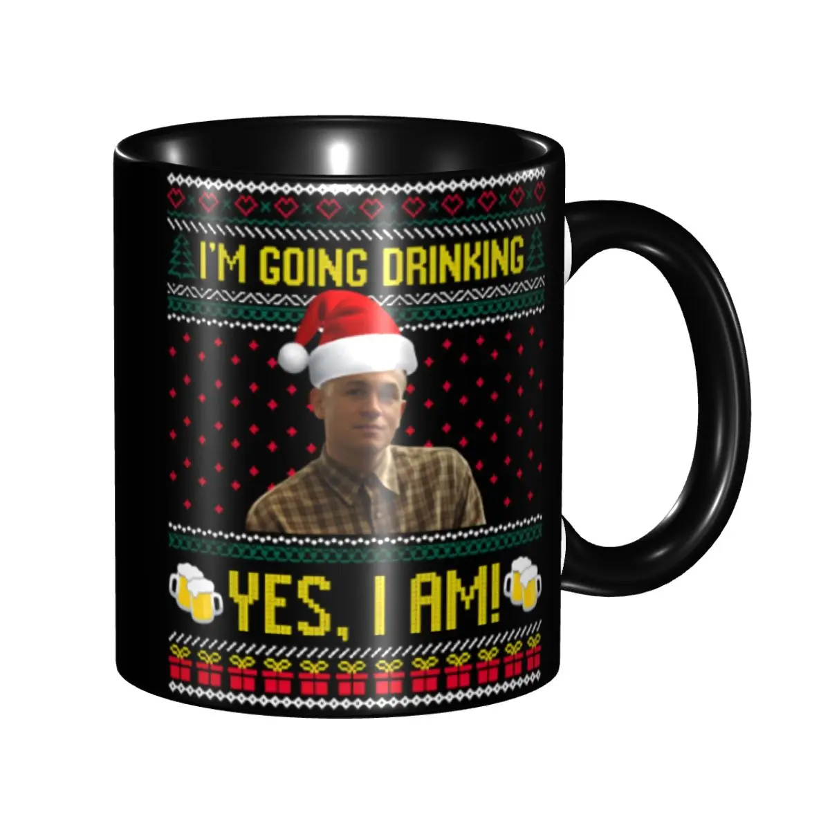 Charlie Hunnam Ed Gein Im Going Drinking Yes I Am Christmas Coffee Mugs Funny Tea Cups Gifts For Woman Man