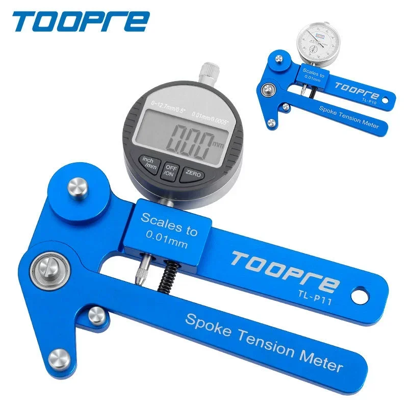 TOOPRE Bicycle Spoke Tension Meter Digital Display Rim Alignment Tool Mechanical Wheel Steel Wire Ring Adjustment Measuring