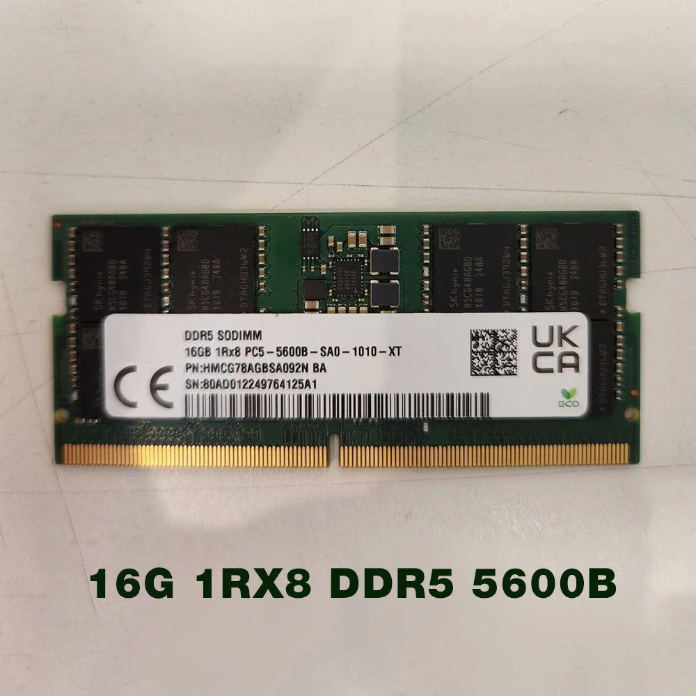 

1 шт. для SK Hynix RAM 16 ГБ HMCG78AGBSA092N Память для ноутбука 16G 1RX8 DDR5 5600B