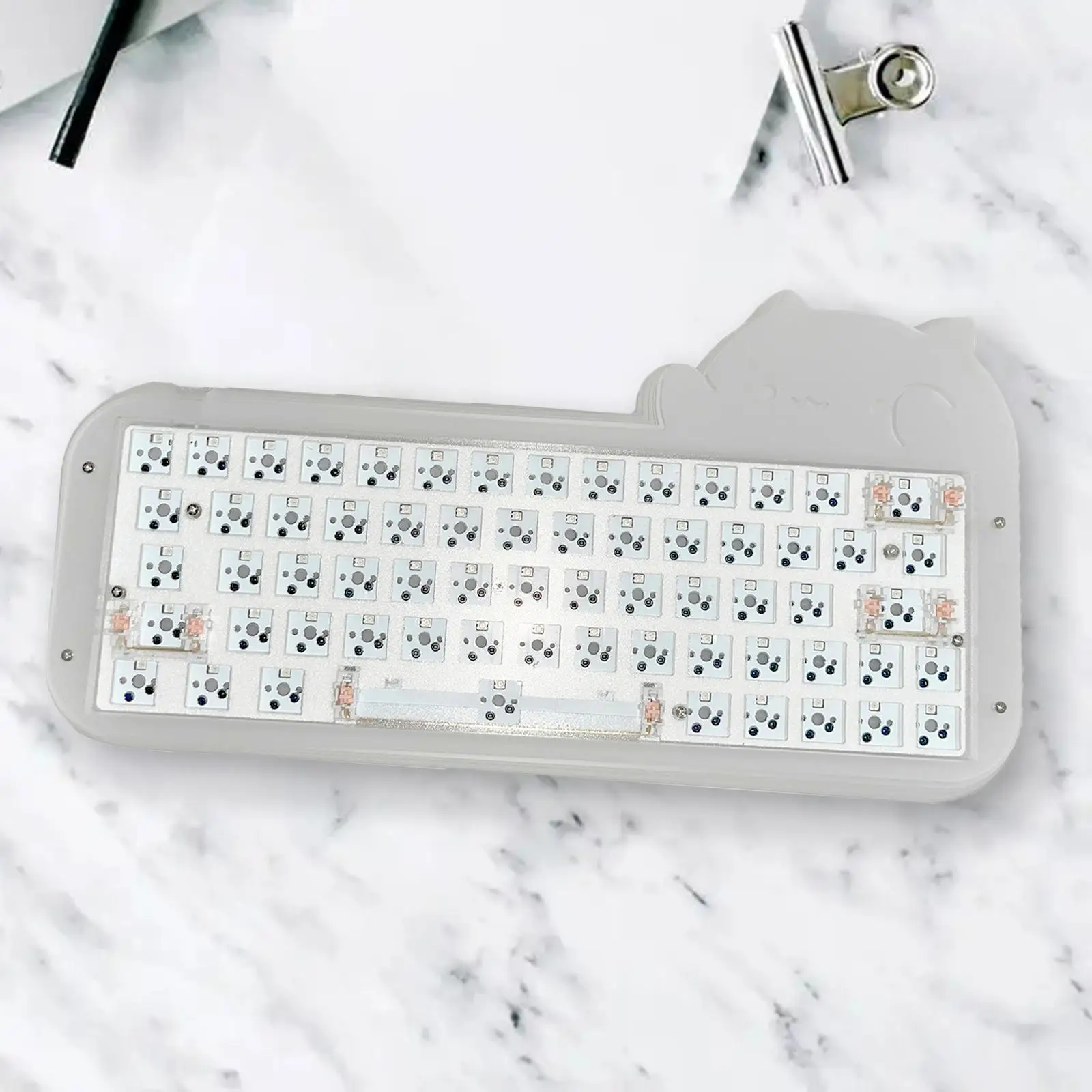 Mechanical Keyboard DIY Swappable -C PCB Case for Laptop Gaming Office