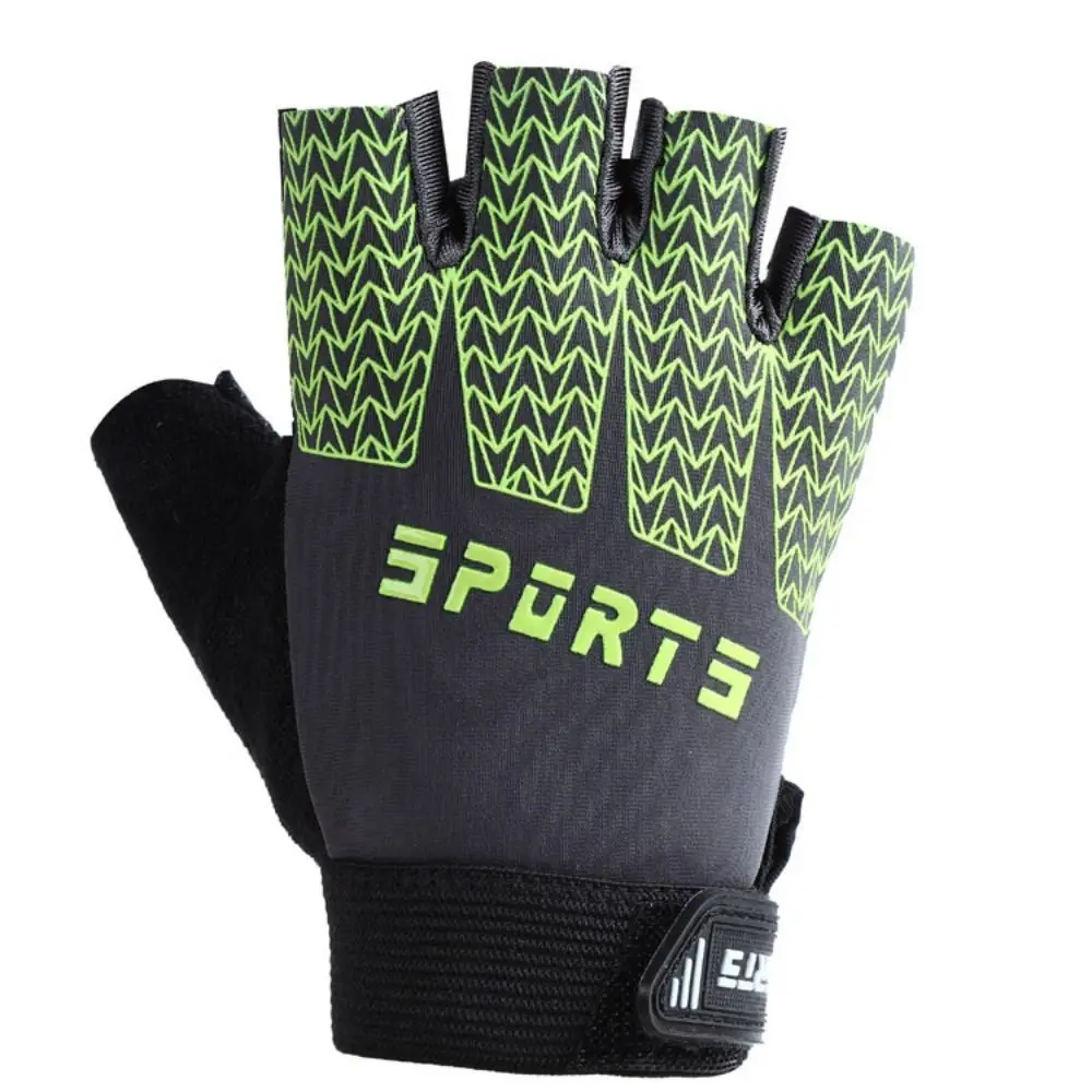 미끄럼 방지 어린이용 사이클링 장갑 충격 흡수 통기성 반손가락 자전거 장갑 보호용 경량