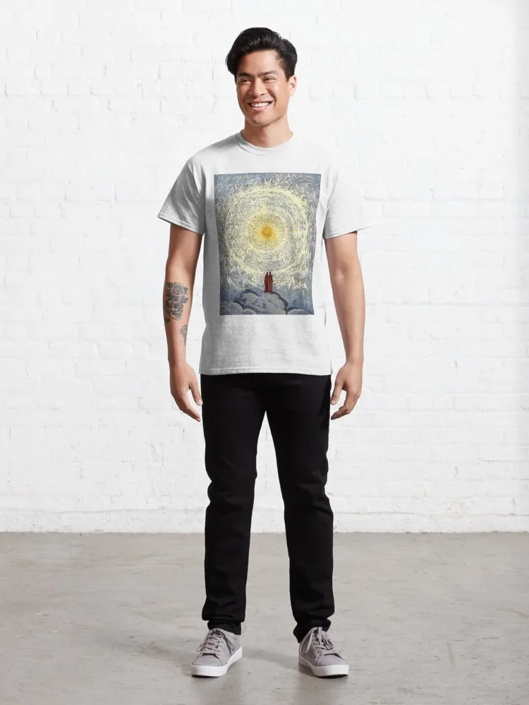 Dante And Beatrice Gaze Upon The Highest Heaven, By Gustave Dore Classic T-Shirt Oversized T-shirts For Women/Men Clothing