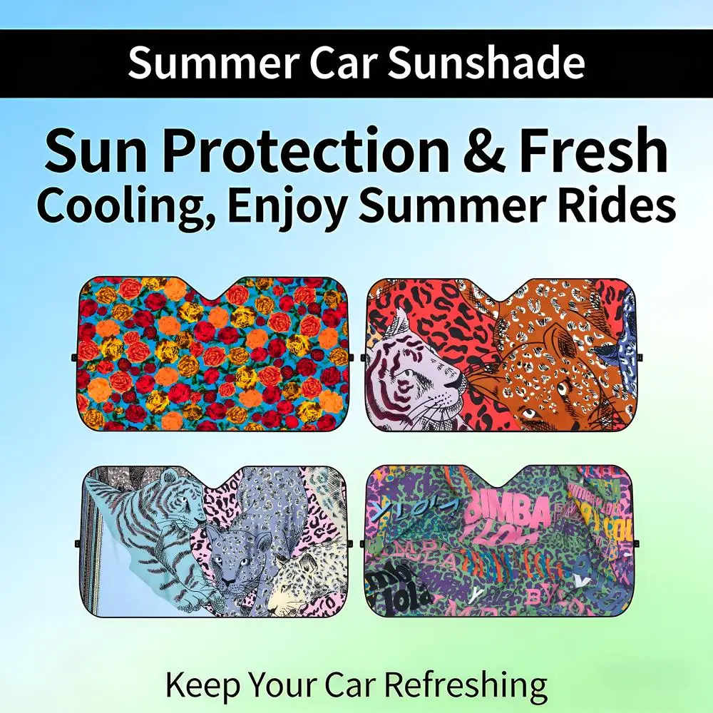 

Модный солнцезащитный козырек AABimbaeS и LLLolaeS для автомобиля, выдвижной, для лобового стекла, защита от УФ-излучения