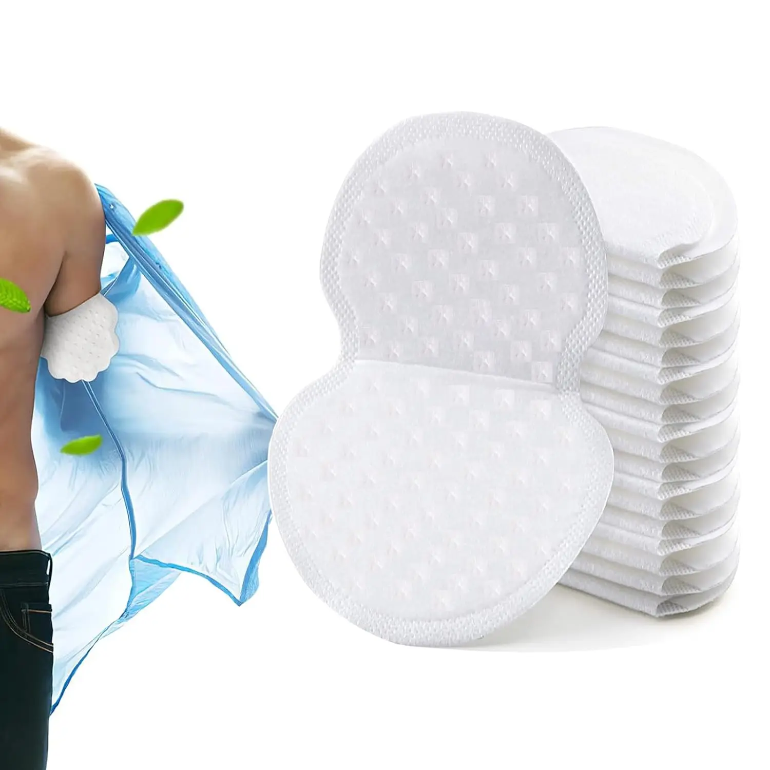 Discreet Underarm Sweat Pads Ultra Thin Breathable Fabric Odor Blocking Technology Hyperhidrosis Solution Day Long Freshness