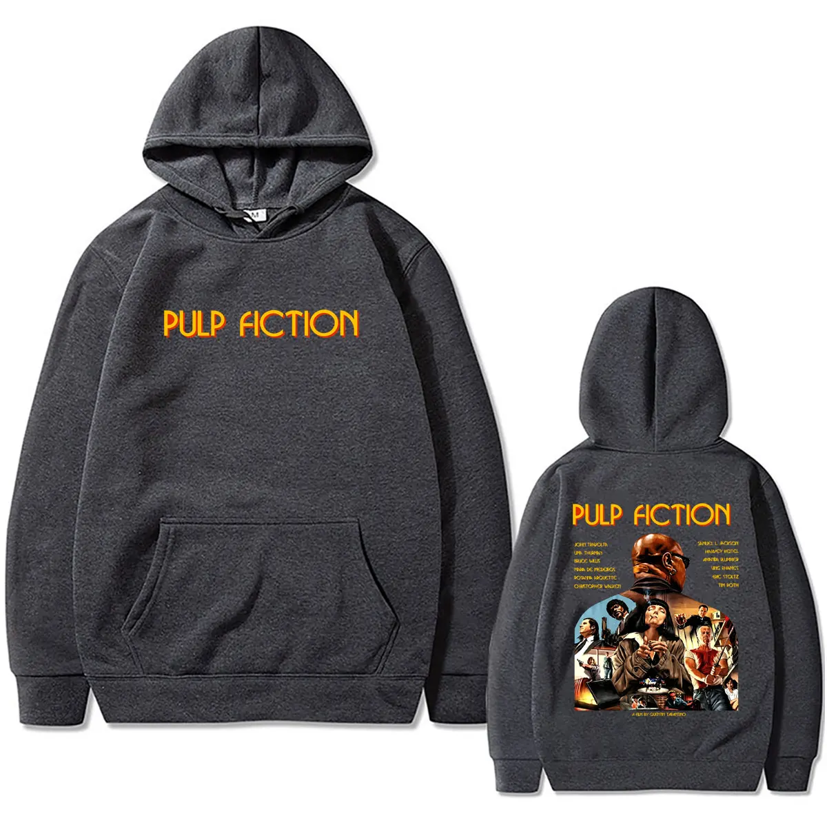 Famous Director Quentin Tarantino Movie Pulp Fiction Hoodie Men Women Hip Hop Fashion Oversized Sweatshirt Male Vintage Hoodies