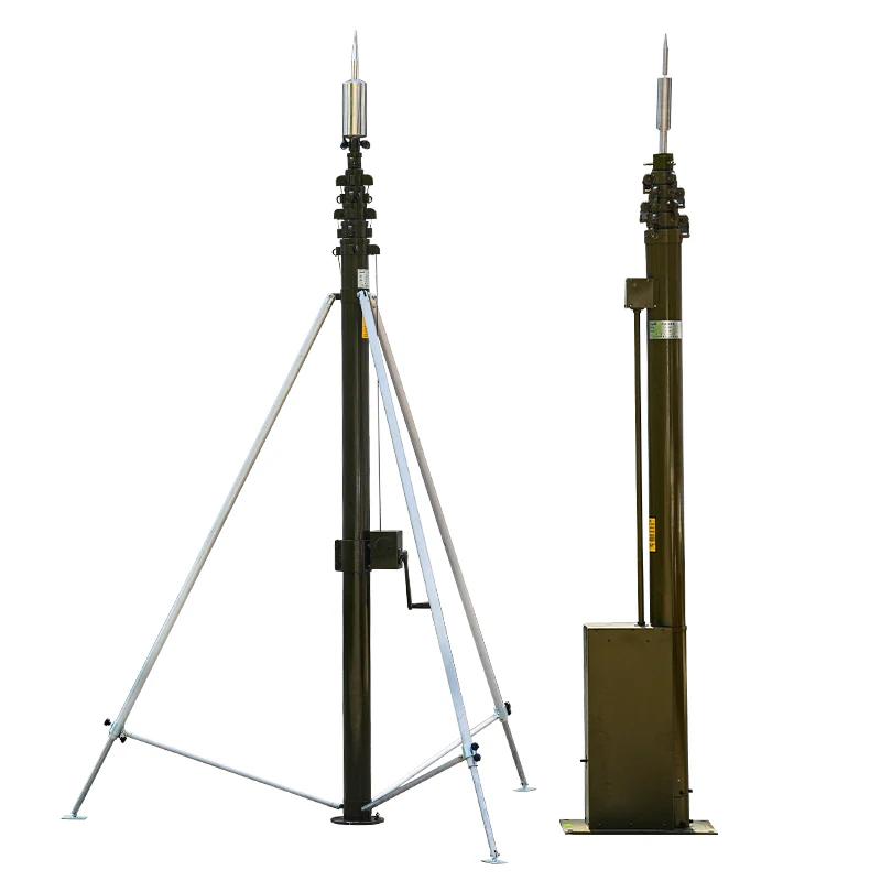 

Подъемный стержень для ручной электрической антенны, портативный телескопический стержень для связи мобильного автомобиля, молниезащитный стержень