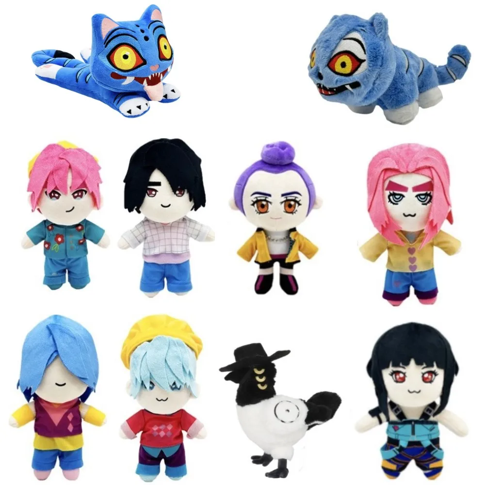 2025 جديد Kpop شيطان الصيادين رومي أفخم لطيف ساجا بنين بلوشي الكرتون النمر/الطيور محشوة دمية لينة ديكور المنزل لعبة هدية الكريسماس #1