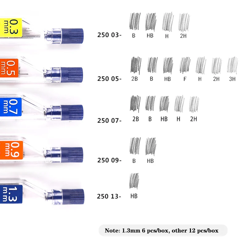 Germany STAEDTLER Lead Core 0.3/0.5/0.7/0.9mm Mecanical Pencil Graphite Change Core Anti-break Grayscale Precision Stationery