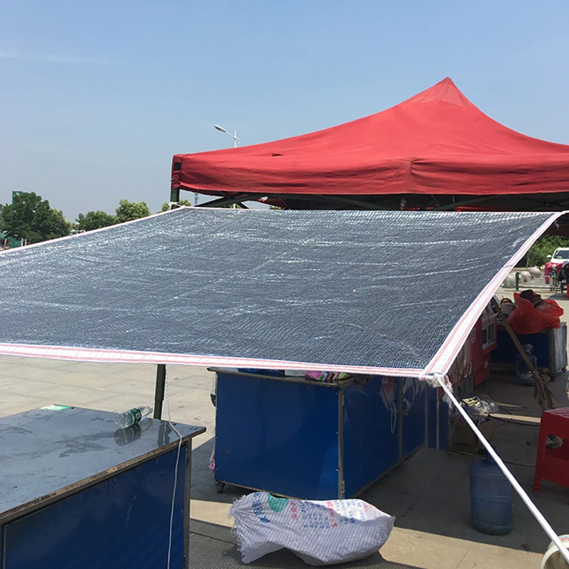 

Aluminum Foil Netting with Shading Rate of 55%~99% for Garden Succulent Plants, Reflective Shade Netting, Anti-UV Carport Awning