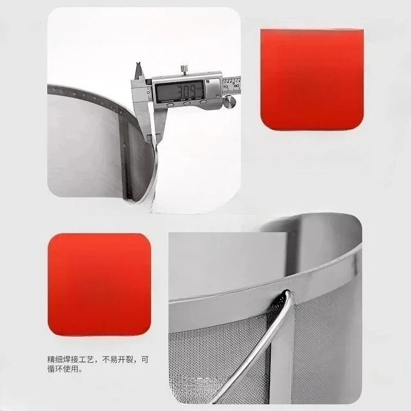 Suitable for Malt Boiling Filter BucketHome Use Stainless Steel Brewing Filter Bucket