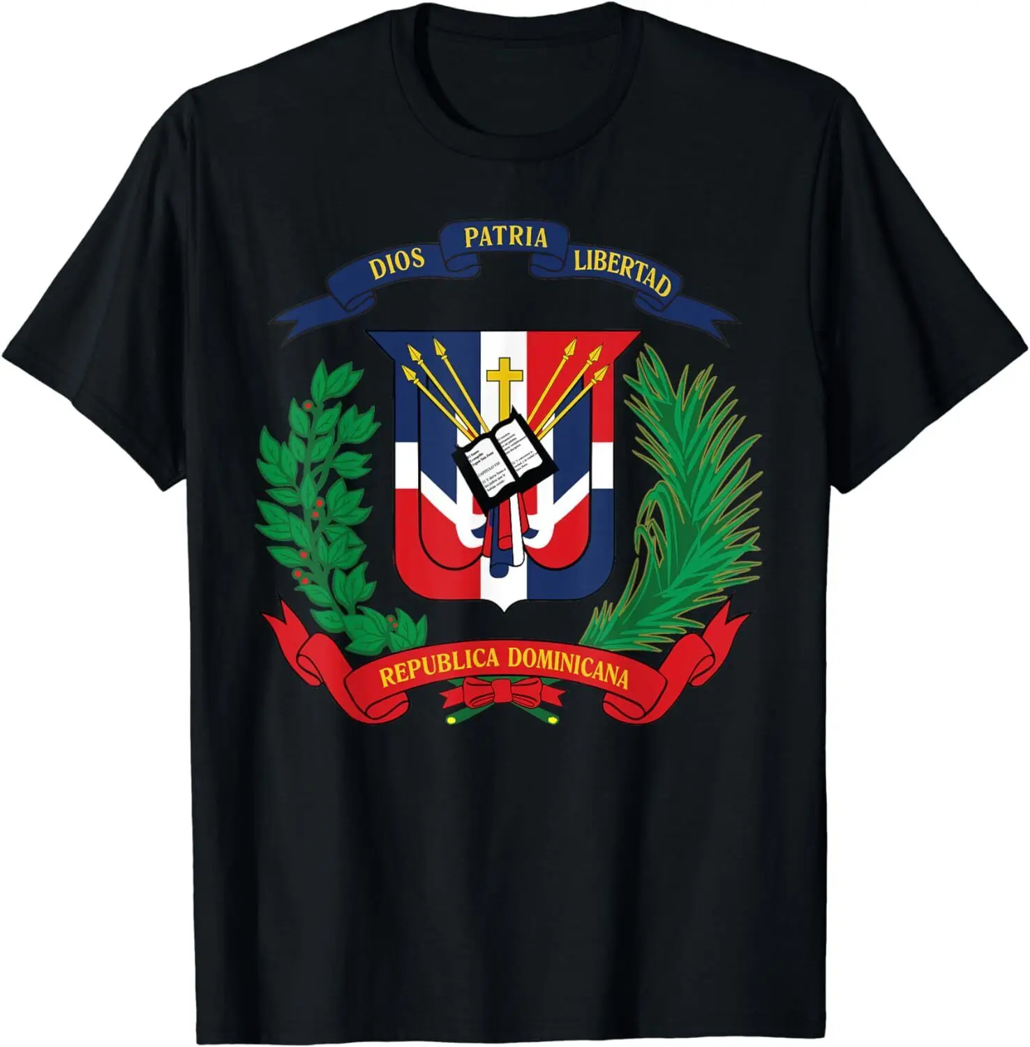 NEW LIMITED National Emblem Republica Dominicana Funny Gift T-Shirt Size S-5XL