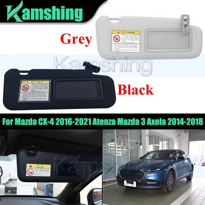 

1piece Car Inside Sunvisor For Mazda CX-4 2016-2021 Atenza 2014-2018 Mazda 3 Axela 2014-2018 Sun Shield Front Sunshade Sun Visor