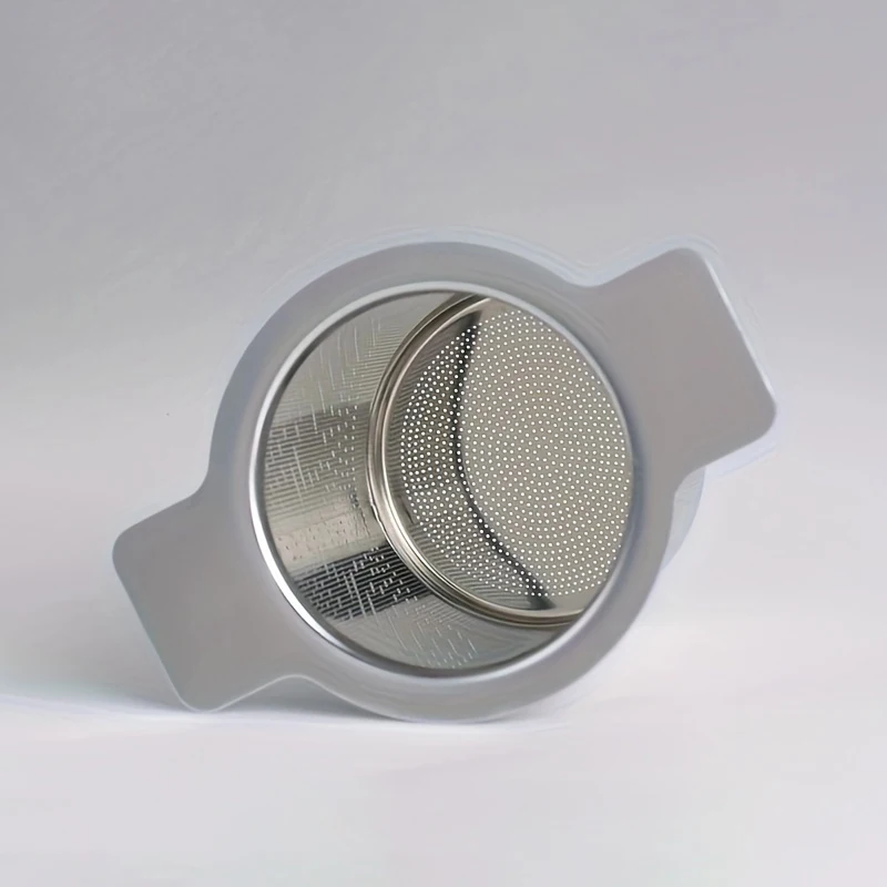Stainless Steel Tea Infuser Mesh Strainer With Large Capacity & Perfect Size Double Handles For Hanging On Teapots, Mugs 2