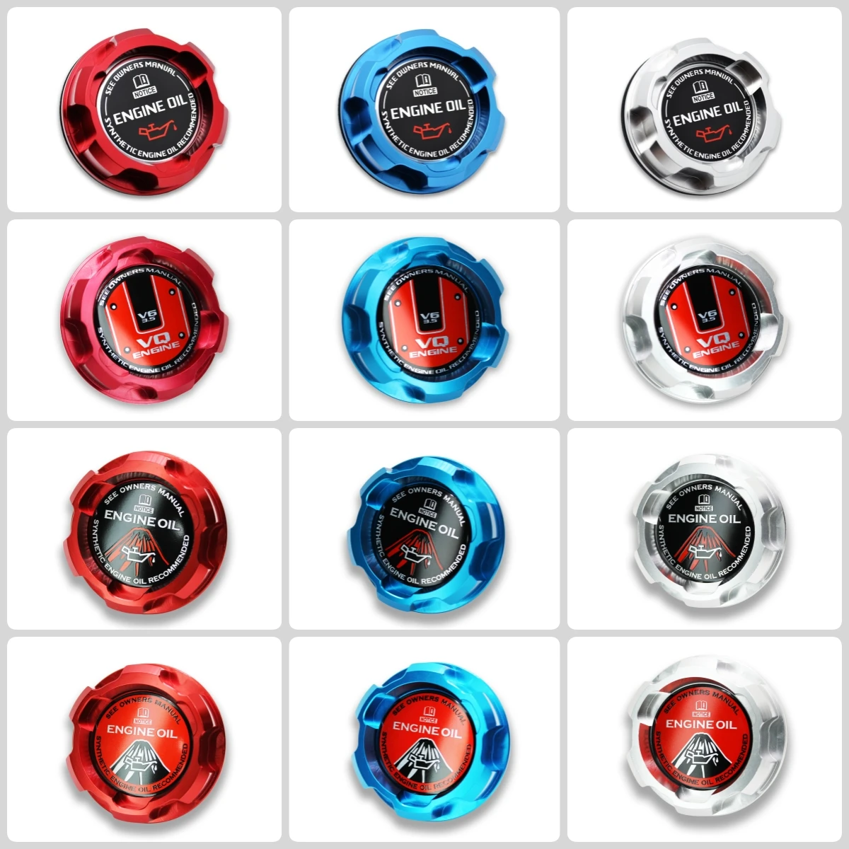 Aluminum ENGINE Oil Cap for nissan SILVIA S13 S14 S15 240SX 300ZX 350Z 370Z GT-R R32 R33 R34 R35 Cefiro M32×3.5 JDM CAR