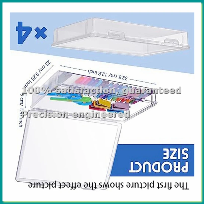 

Набор из 4 коробок для хранения бумаги формата А4, органайзеры для художественных принадлежностей, для хранения бумаги формата Letter (8,5 x 11 дюймов), фотографий и изображений - TCES