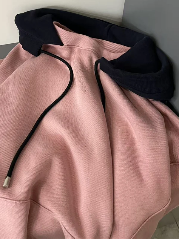 

Худи TAKA: Модный повседневный хлопковый свитшот унисекс с контрастными вставками, длинный рукав, для молодежи, осень-зима