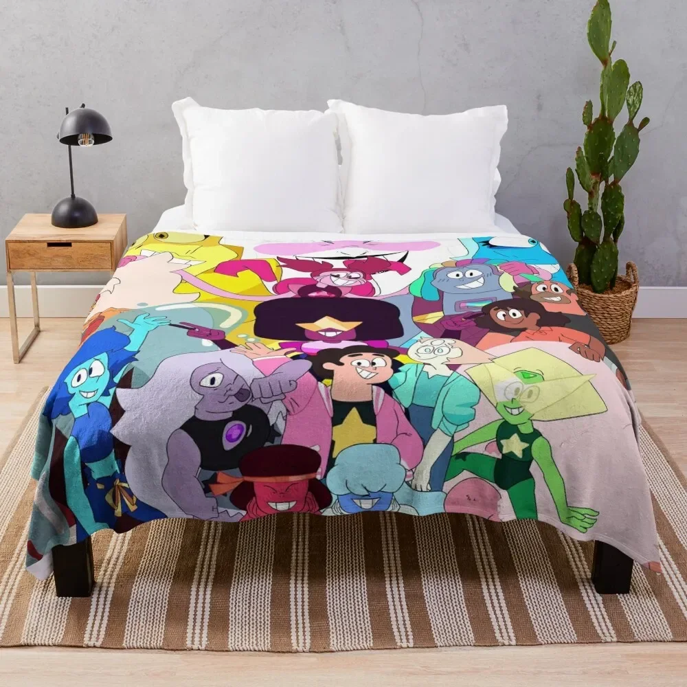 

goodbye Steven Universe Throw Blanket Plaid Thin Blankets