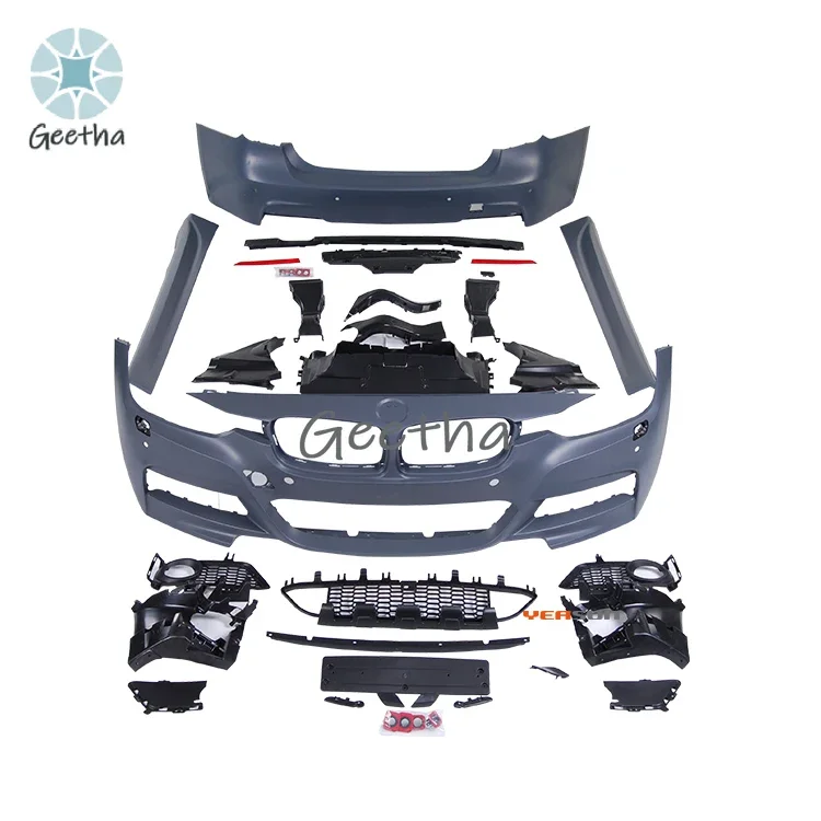 

Facelift PP material F30 M-tech body kit set for BMW 3 series MT bumper 2013 2016