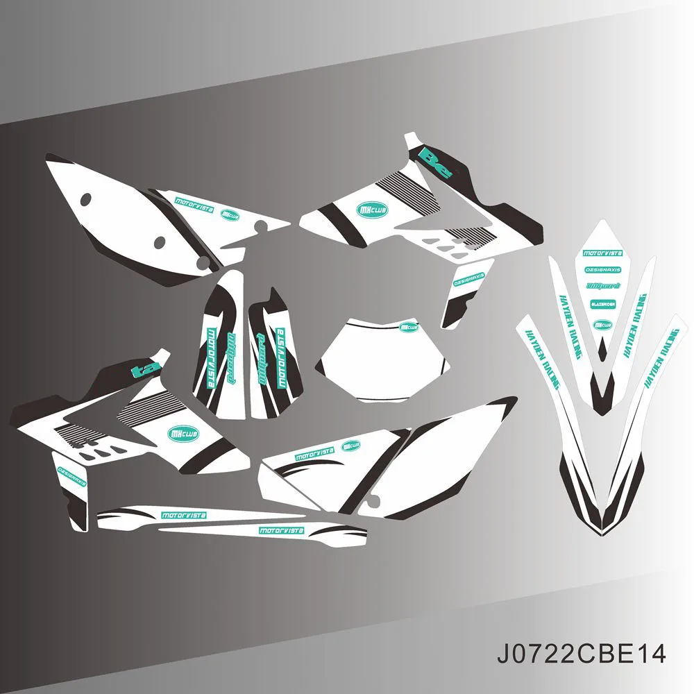 For BETA RR 250 300 350 390 430 480 2013 2014 2015 2016 2017 Graphics Decals Stickers Motorcycle Background J0722CBE