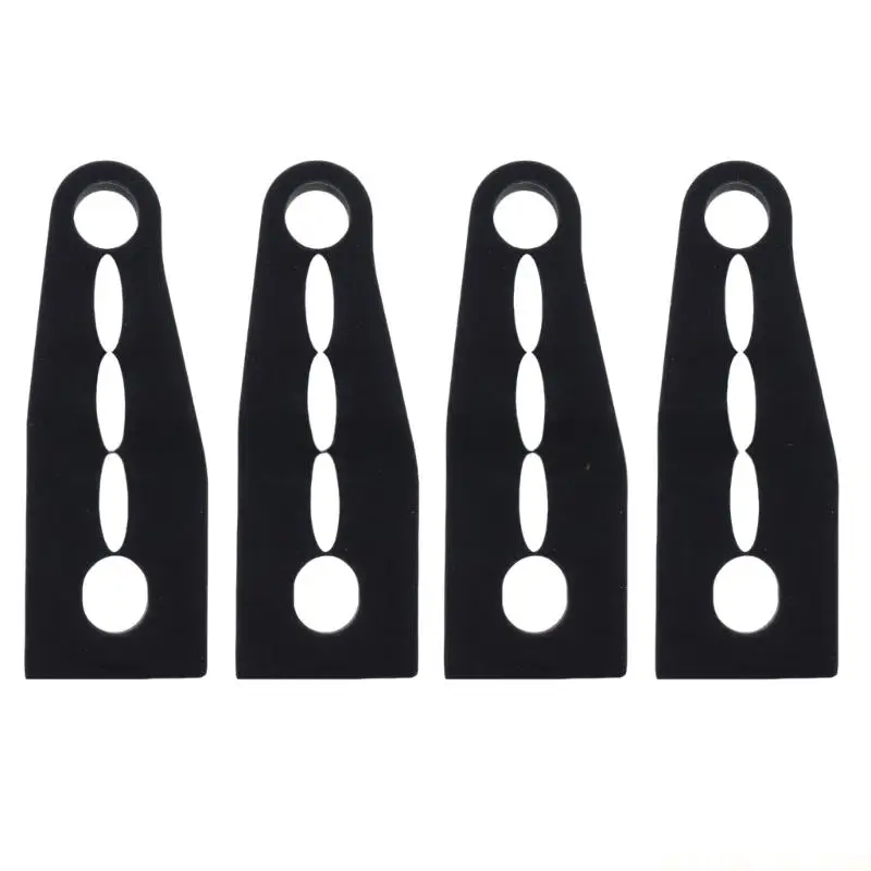 J0MA Pack Of 4 Auto Door Guards Cushion High Elasticity Shock Absorbing Pads