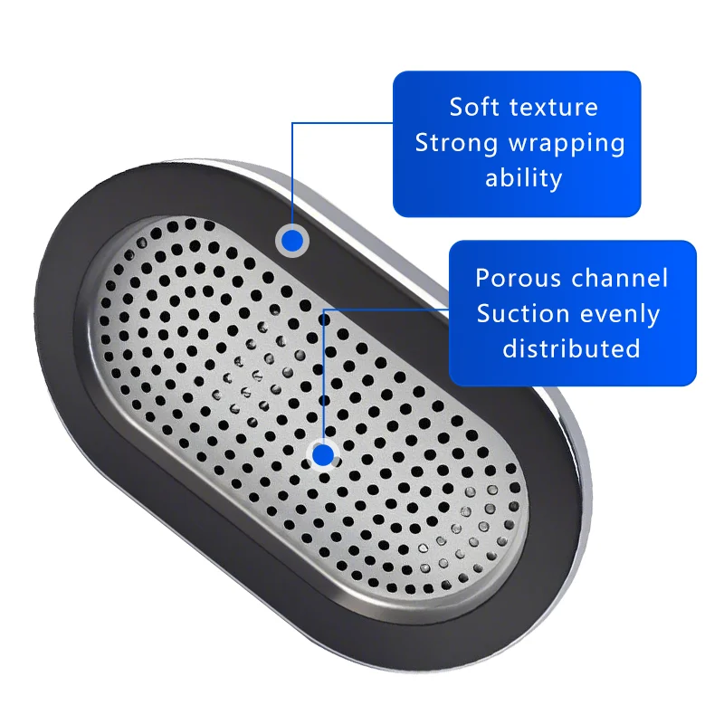 Oval Vacuum Suction Cup Sponge Vacuum Suction Tool for Industrial Robotic Arm | Woven Bag Grabber Palletizing | Pick & Place