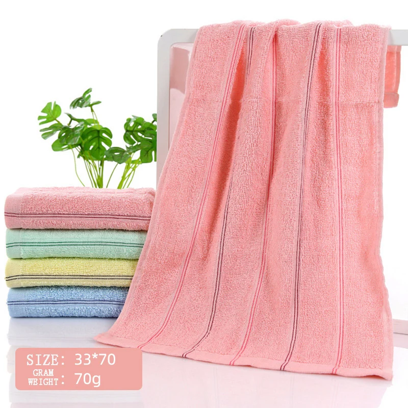 Grandes Serviettes de Bain en Coton pour Peau Sensible, Doux, vaccage Rapide, Absorbant, pour HOGym, Hôtel, Spa, 402, 03