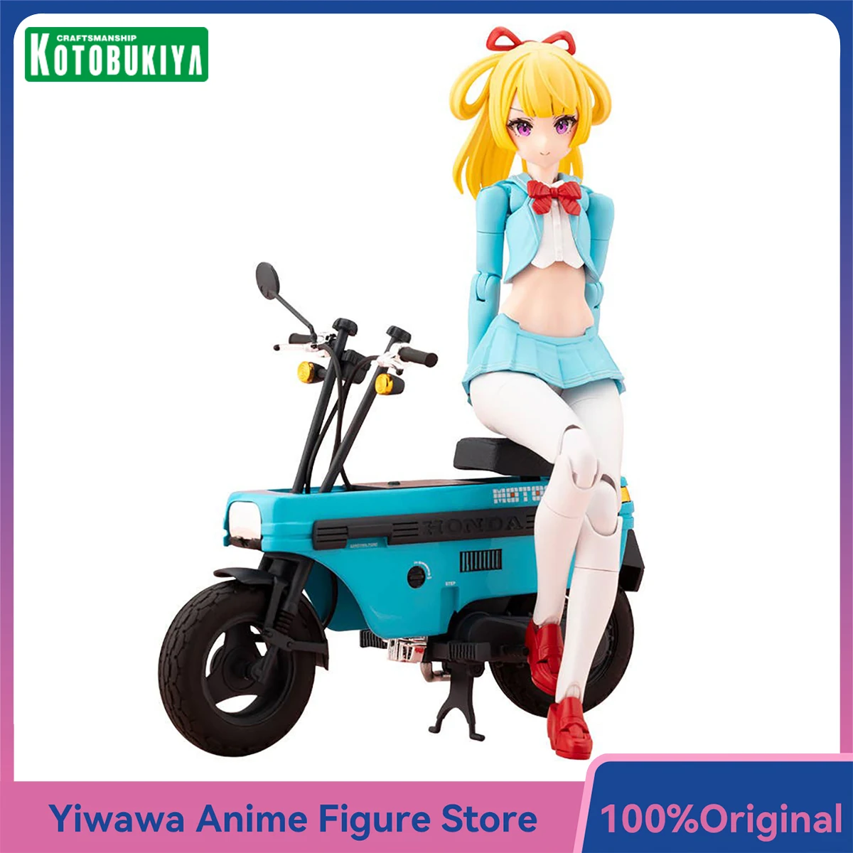 

Kotobukiya KP836 Megami Device Buster Doll Knight Alice with Ab12 Motocompo Anime Figures Assembly Model Kit Collectible Toy