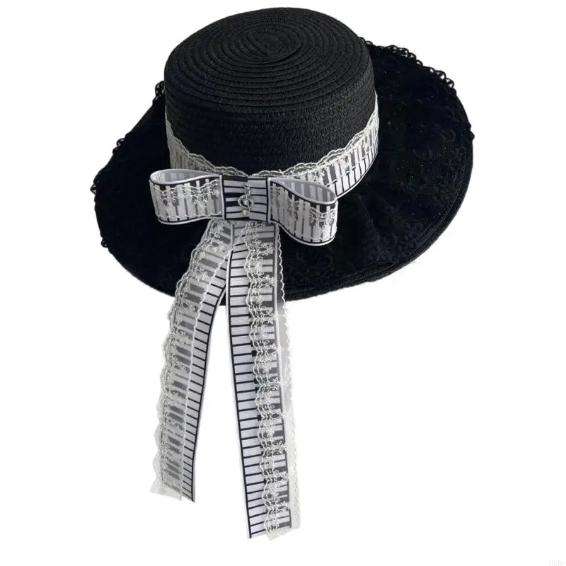 Elegant Anime Themed Adjustable Sun Hat For Beach Parties And Picnics Y166