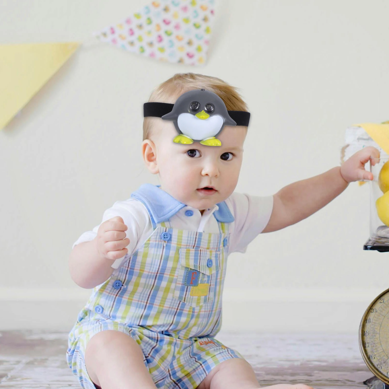 

Adorable Cartoon Animal Headlight Durable ABS Material Kids Outdoor Lamp Portable Light for Camping Hiking Kids Headlight