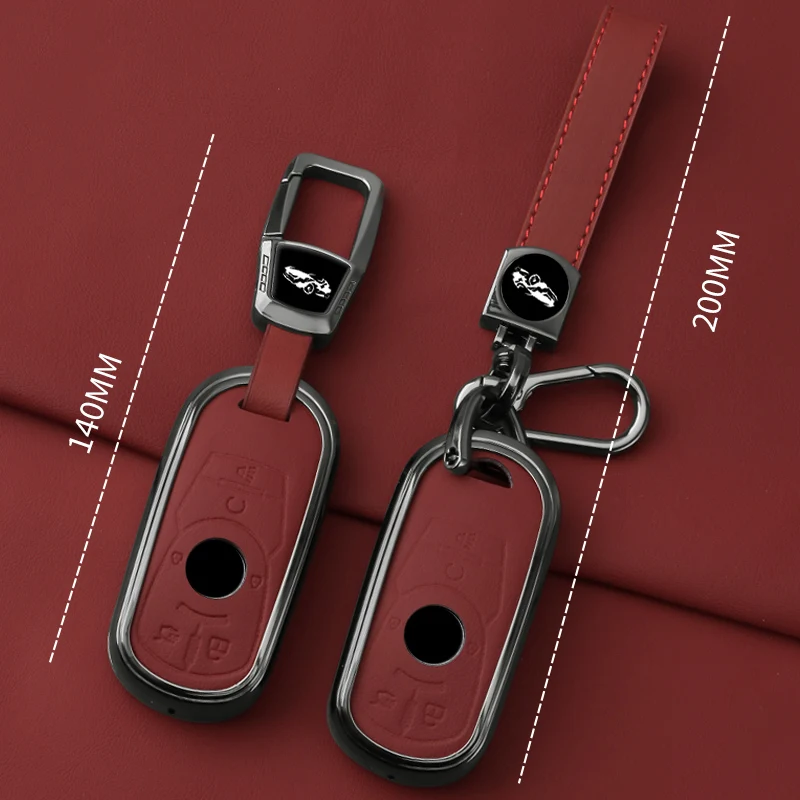 Metal Car Key Case Cover Protector Shell Fob for Buick Envision Vervno Encore GS 20T 28T New LACROSSE Opel Astra K Accessories