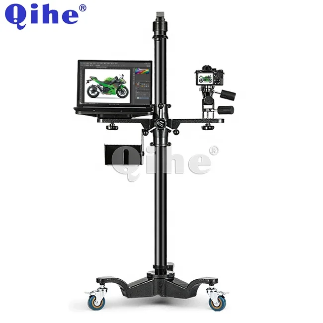 Professional Studio Camera Stand,Camera Tripod With 15KG Loading Capacity,Working Height 45-145cm,Can Put a Laptop on a Tray