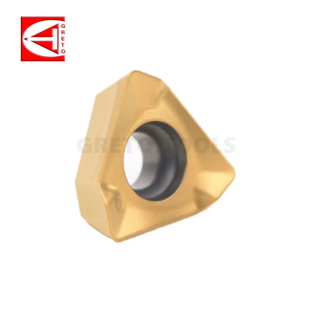 GRETO 3PKT150508R-M GP1251 Cutting Inserts Tungsten Carbide Cutter Tool For Milling 3PKT 150508R-M 3PKT150 508R-M