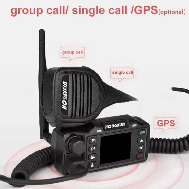 HX-C8 Nieuwe Mini Auto Android 4G POC Draadloos Global Positioning System 30W Amateur Mobiele Intercom
