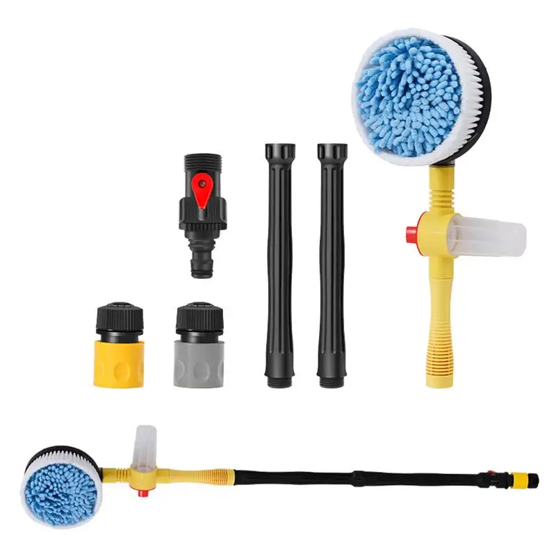 

Rotating Chenille Microfiber Wash Mop Multifunctional Car Cleaning Brush general Automatic Rotary Long Handle Cleaning Mop