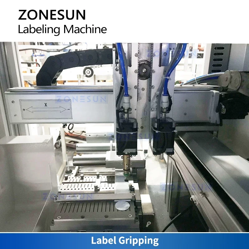 Zonesun Vision Inspection Labeling Machine Automatic Flat Surface Labeling Machine CCD Visual Inspection Labeler ZS-STB1