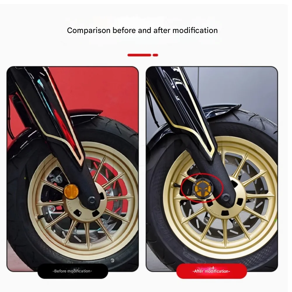 

Suitable for Benda Napoleon 450 HONDA CM300 cub CC110 modified reflective card decorative cover reflective film protective cover