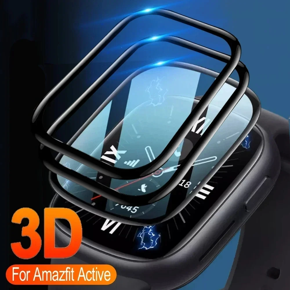 

3D 2PCS PMMA Film For Amazfit Active Screen Protector Film For Amazfit Active SmartWatch (Not Glass)