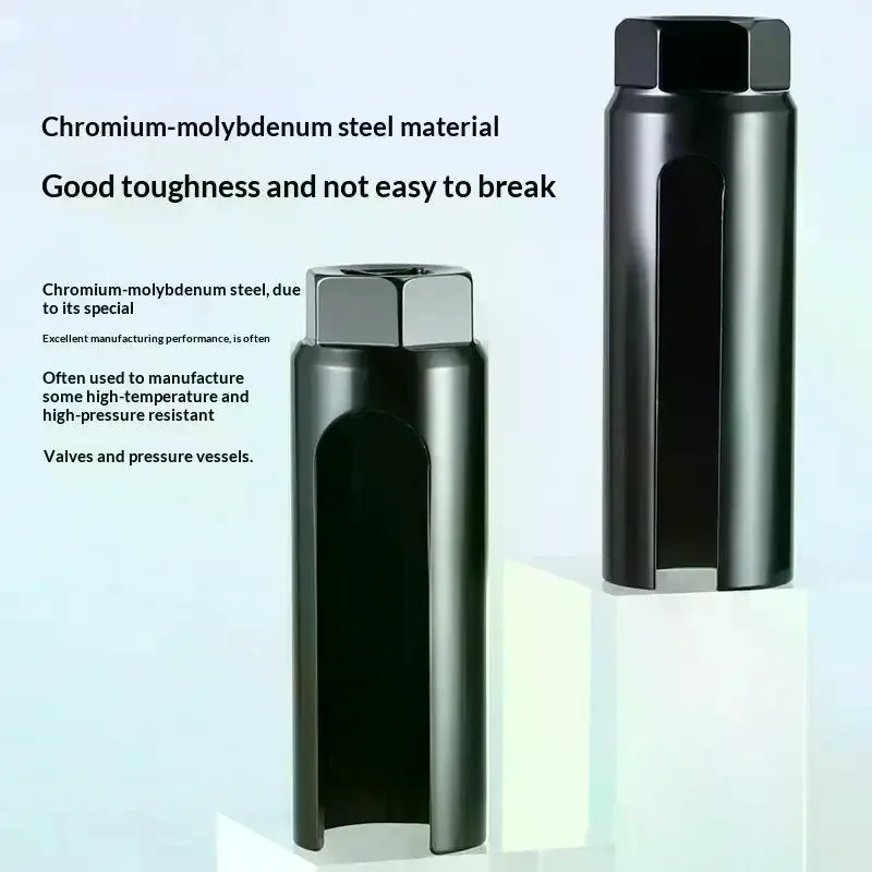1Pcs Oxygen Sensor Socket Forged Chrome Molybdenum Steel High Temperature Quenched For Auto Repair Maintenance
